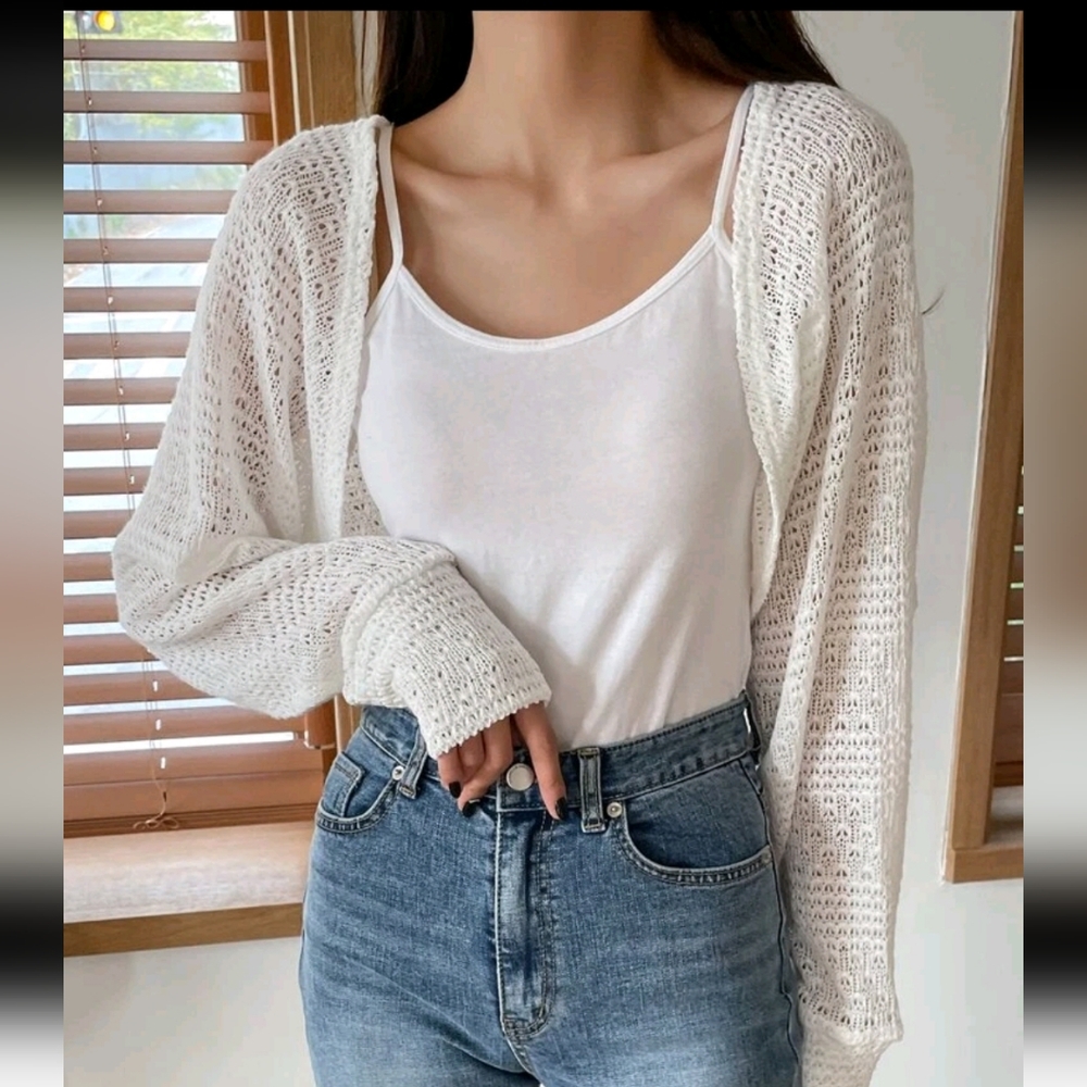Cropped cardigan